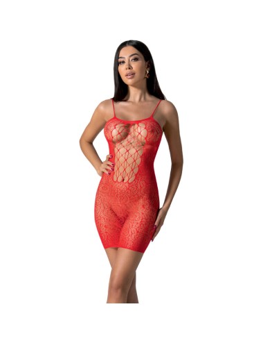 PASSION - BS096 RED BODYSTOCKING ONE SIZE