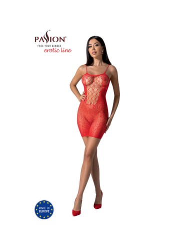 PASSION - BS096 RED BODYSTOCKING ONE SIZE