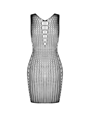 PASSION - BS097 BLACK BODYSTOCKING ONE SIZE