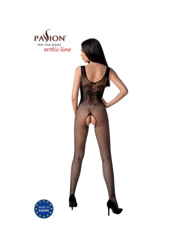 PASSION - BS098 BLACK BODYSTOCKING ONE SIZE