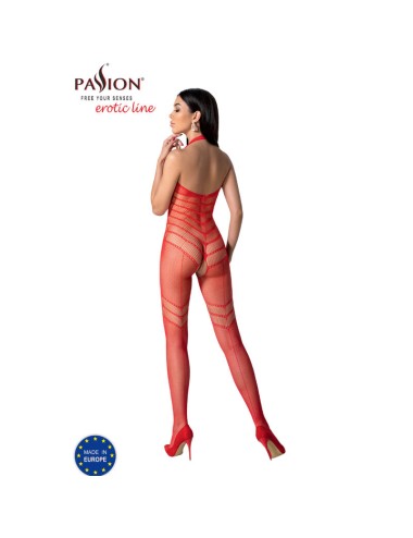 PASSION - BS100 BODYSTOCKING RED ONE SIZE