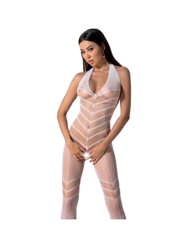 PASSION - BS100 WHITE BODYSTOCKING ONE SIZE