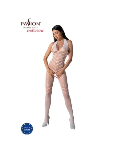 PASSION - BS100 WHITE BODYSTOCKING ONE SIZE