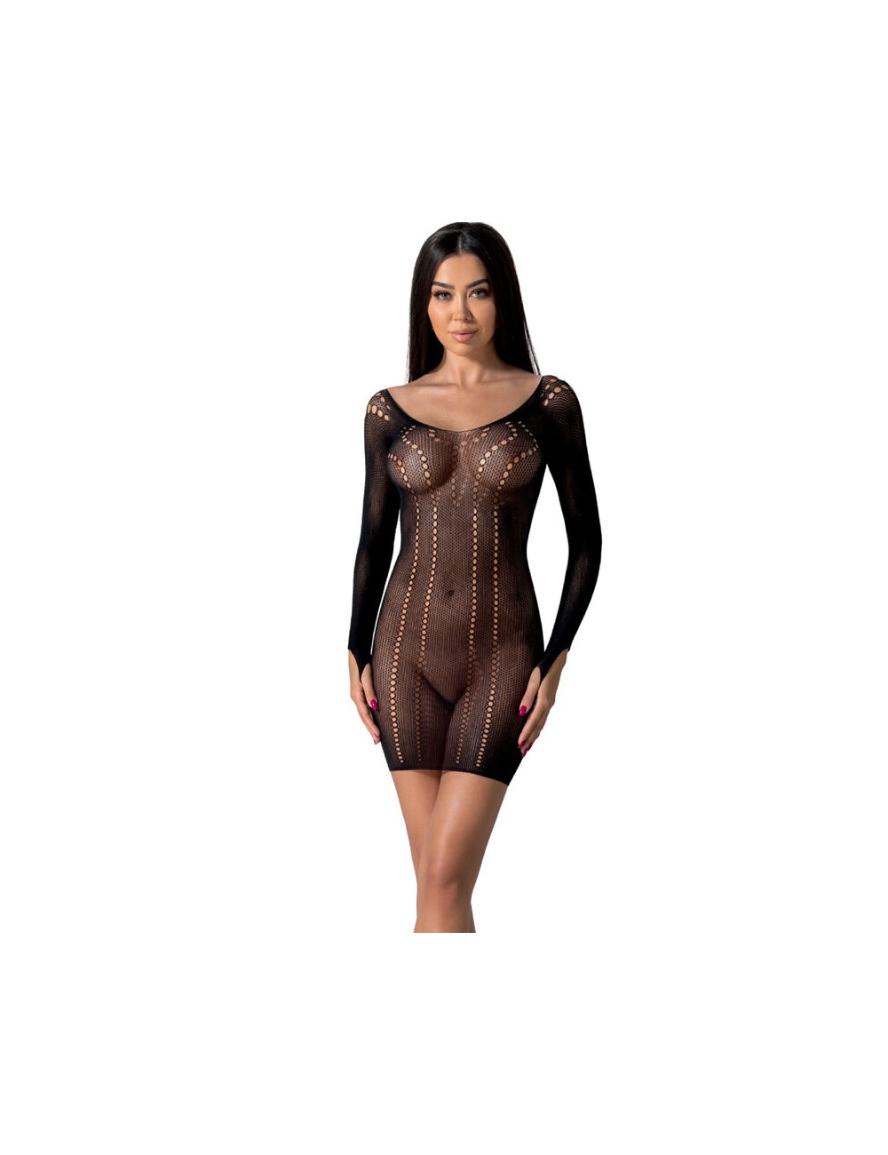 PASSION - BS101 BODYSTOCKING BLACK ONE SIZE PASSION - BS101 BODYSTOCKING BLACK ONE SIZE