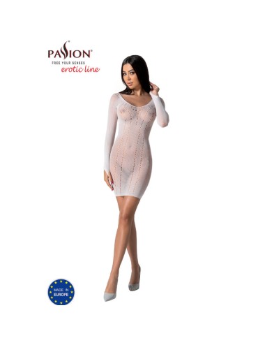 PASSION - BS101 WHITE BODYSTOCKING ONE SIZE