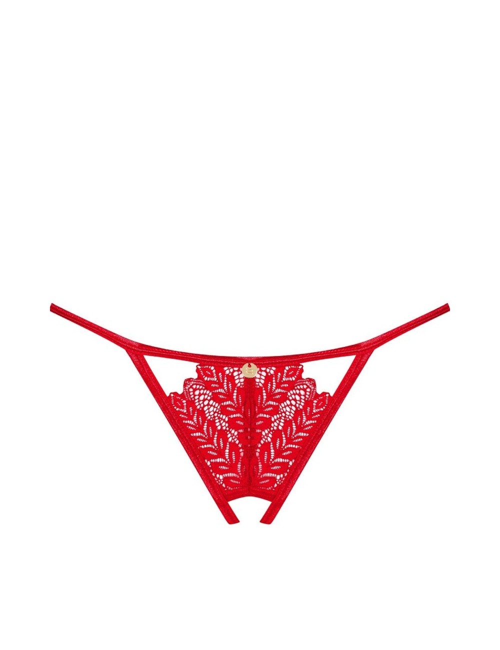 OBSESSIVE - INGRIDIA THONG CROTCHLESS RED XS/S