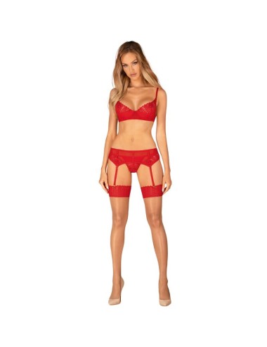 OBSESSIVE - INGRIDIA STOCKINGS RED XS/S