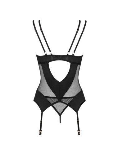 OBSESSIVE - NESARI CORSET & THONG XL/XXL