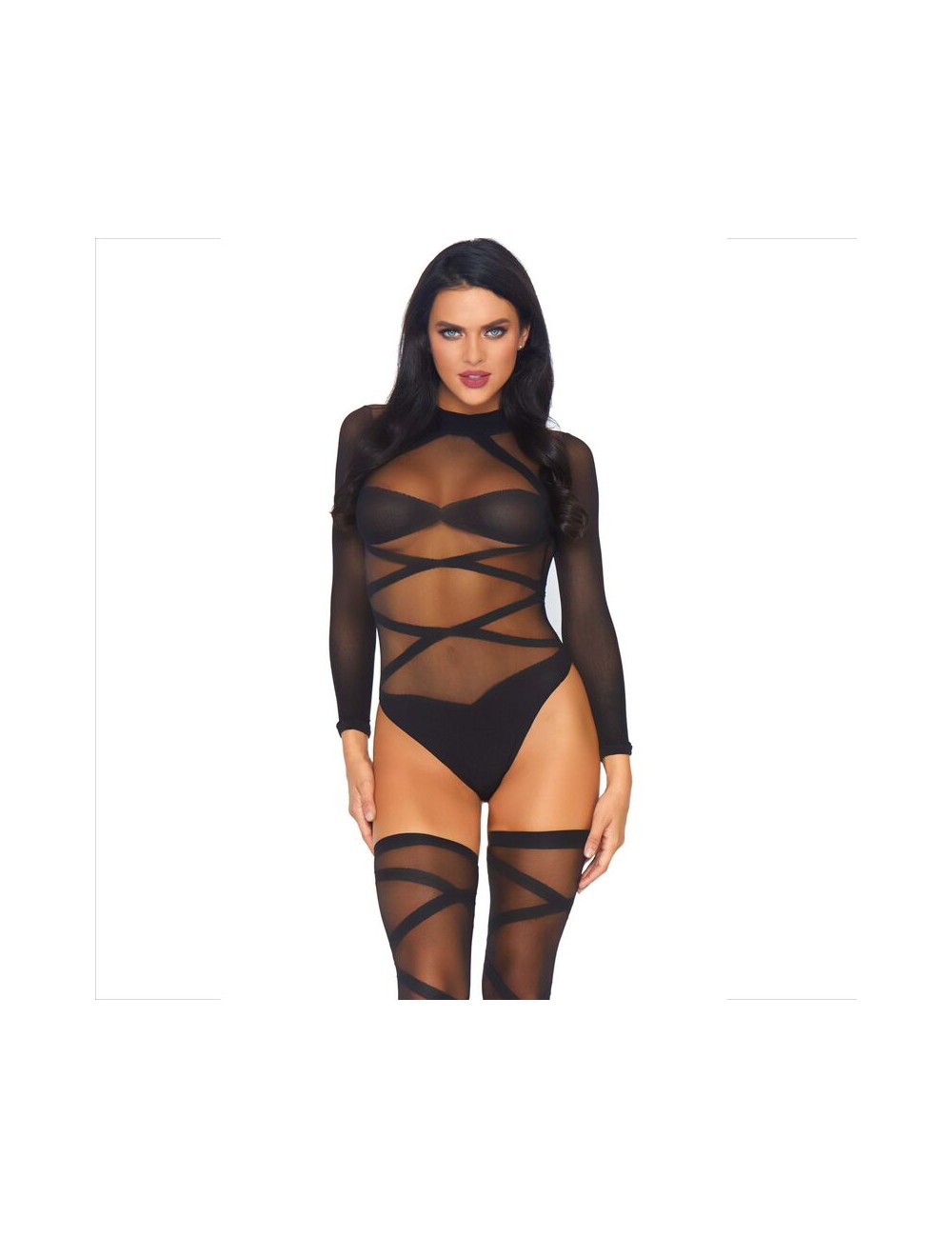 LEG AVENUE - 2 PIECE SET BODY AND THIGH