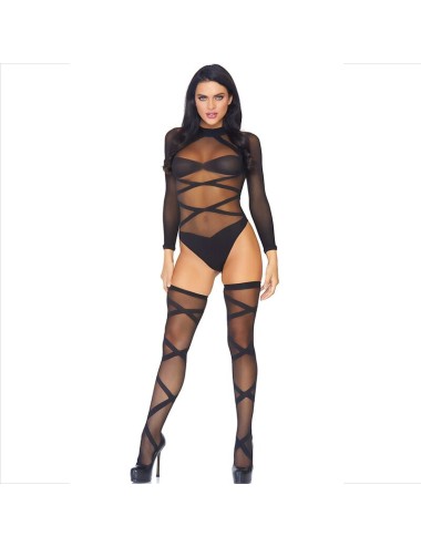 LEG AVENUE - 2 PIECE SET BODY AND THIGH