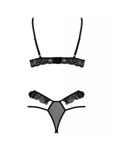 PASSION - DOLLY SET TWO PIECES BLACK L/XL