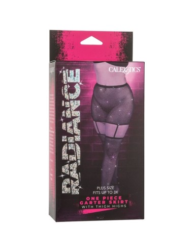RADIANCE - GARTER SKIRT THIGH HIGHS PLUS SIZE