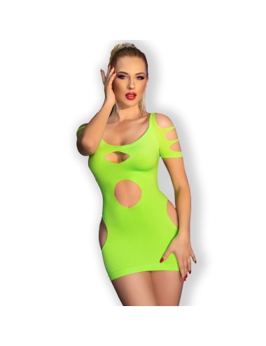CHILIROSE - CR 4671 DRESS GREEN S/M