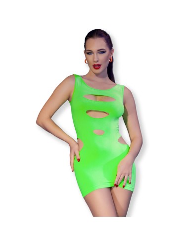 CHILIROSE - CR 4621 DRESS GREEN S/M