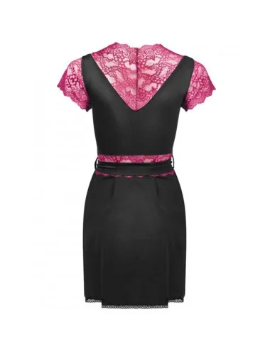 LIVCO CORSETTI FASHION - KUMIKO LC 90428 DRESSING GOWN + PANTY BLACK S/M
