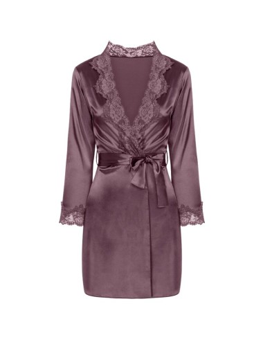 LIVCO CORSETTI FASHION - JACQUELINE LC 90249 DRESSING GOWN + SHIRT + PANTY VIOLET S/M