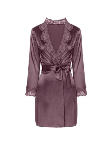 LIVCO CORSETTI FASHION - JACQUELINE LC 90249 DRESSING GOWN + SHIRT + PANTY VIOLET L/XL