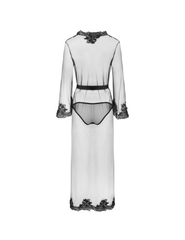 LIVCO CORSETTI FASHION - NOKINA LC XG055 DRESSIN G GOWN + PANTY BLACK ONE SIZE