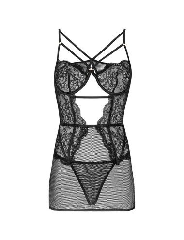 LIVCO CORSETTI FASHION - BARIRIN LC 90633 SHIRT + PANTY BLACK