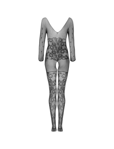 LIVCO CORSETTI FASHION - CELDON BODYSTOCKING CROTCHLESS BLACK ONE SIZE
