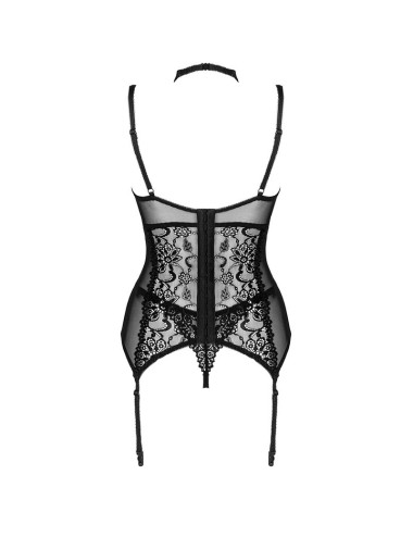 LIVCO CORSETTI FASHION - GIELLANDRA FOR THE SENSES COLLECTION CORSET + PANTY BLACK L/XL