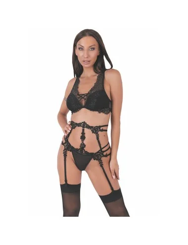 LIVCO CORSETTI FASHION - FINICIA LC90725 GARTER BELT BLACK L/XL