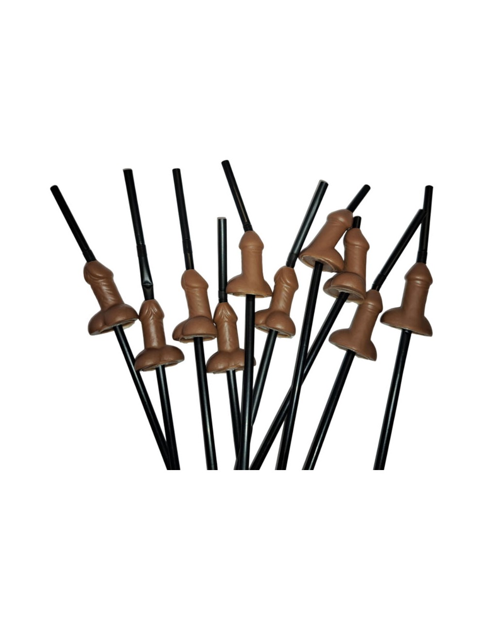 DIABLO PICANTE - BAG OF 10 NATURAL BIG PENIS STRAWS DIABLO PICANTE - BAG OF 10 NATURAL BIG PENIS STRAWS