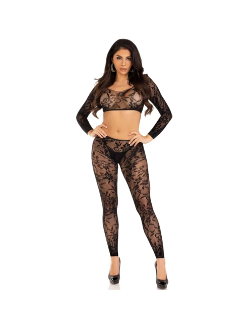 LEG AVENUE - SHORT TOP & TIGHTS SET