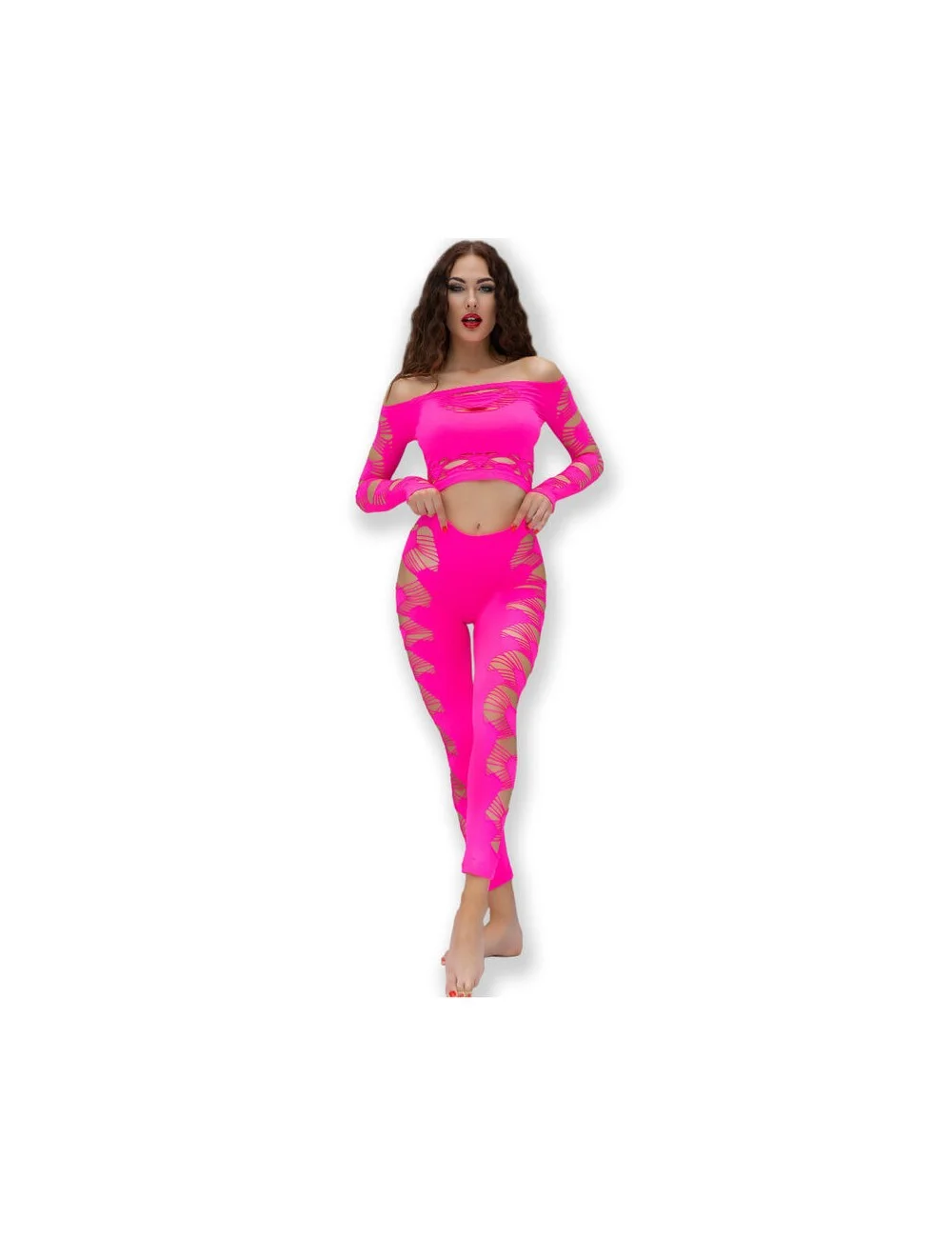 CHILIROSE - CR 4632 TOP & PANT FUCHSIA S/L CHILIROSE - CR 4632 TOP & PANT FUCHSIA S/L