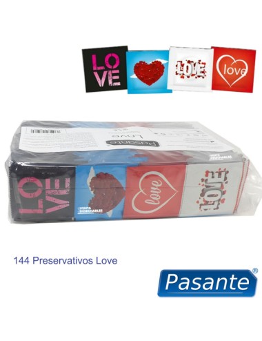 PASANTE - CONDOMS LOVE BAG 144 UNITS