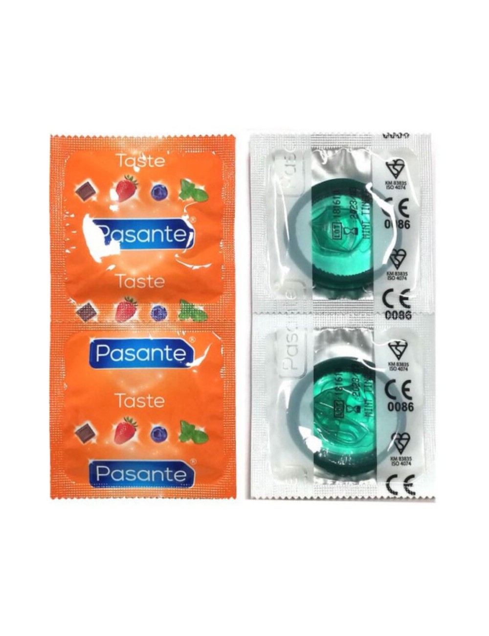 PASANTE - CONDOMS FLAVOR MINT BAG 144 UNITS