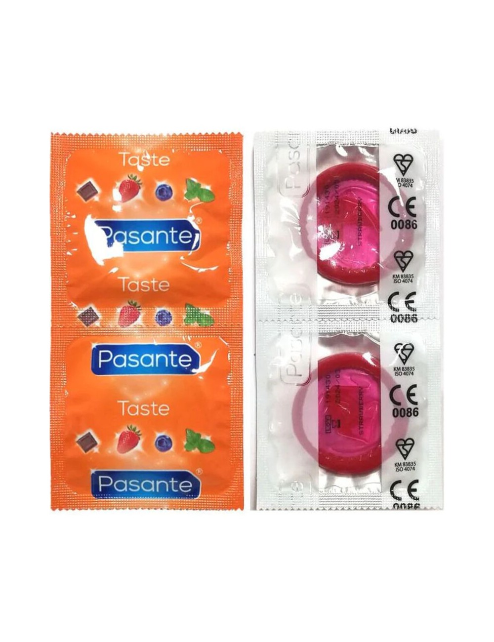 PASANTE - CONDOMS FLAVOR STRAWBERRY BAG 144 UNITS PASANTE - CONDOMS FLAVOR STRAWBERRY BAG 144 UNITS