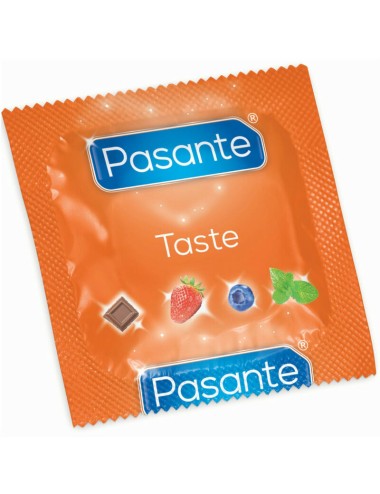 PASANTE - CONDOMS FLAVOR CHOCOLATE TEMPTATION BAG 144 UNITS