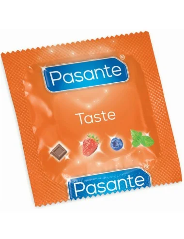 PASANTE - CONDOMS FLAVOR CHOCOLATE TEMPTATION BAG 144 UNITS