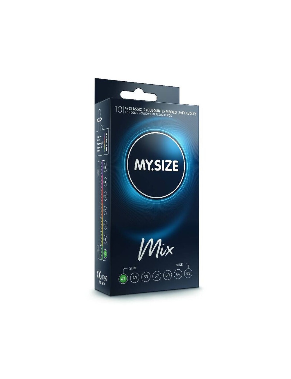 MY SIZE - MIX CONDOMS 47 MM 10 UNITS MY SIZE - MIX CONDOMS 47 MM 10 UNITS