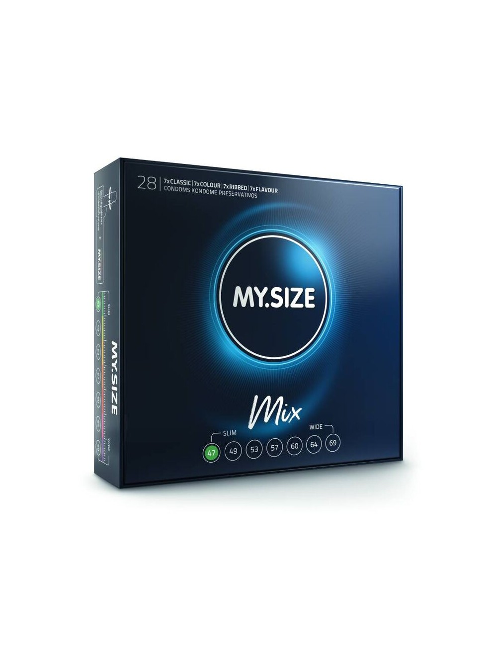 MY SIZE - MIX CONDOMS 47 MM 28 UNITS MY SIZE - MIX CONDOMS 47 MM 28 UNITS