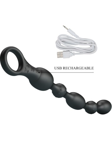 PRETTY LOVE - VAN ANAL BALLS 10 VIBRATIONS RECHARGEABLE SILICONE