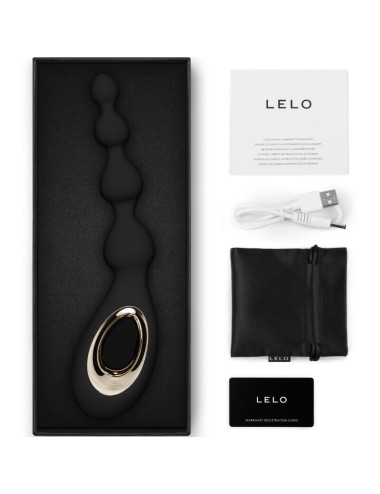 LELO - SORAYA BEADS BLACK ANAL MASSAGER