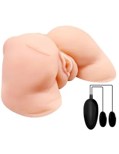 CRAZY BULL - VAGINA AND ANUS WITH REALISTIC MESH WITH VIBRATION