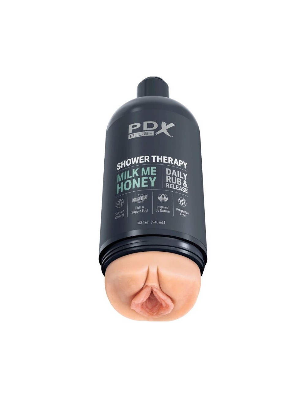 PDX PLUS - STROKER MASTURBATOR DISCREET DESIGN OF MILK ME HONEY SHAMPOO BOTTLE PDX PLUS - STROKER MASTURBATOR DISCREET DESIGN OF MILK ME HONEY SHAMPOO BOTTLE