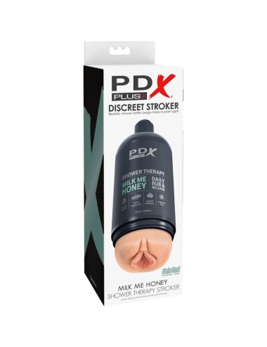 PDX PLUS - STROKER MASTURBATOR DISCREET DESIGN OF MILK ME HONEY SHAMPOO BOTTLE