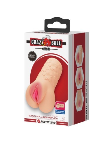 CRAZY BULL - SCARLET VAGINA-SHAPED MASTUBADOR