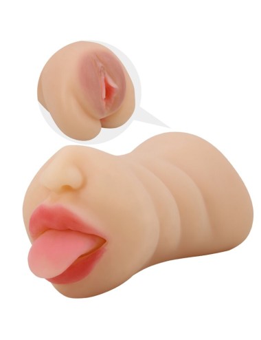 CRAZY BULL - SARAH VAGINA-SHAPED MASTUBADOR DUAL ENTRY