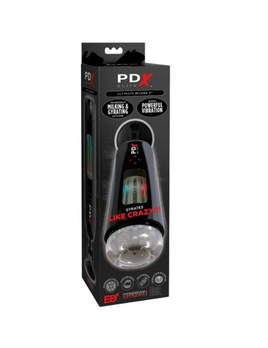 PDX ELITE - STROKER ULTIMATE MILKER 2 ROTATING & VIBRATOR