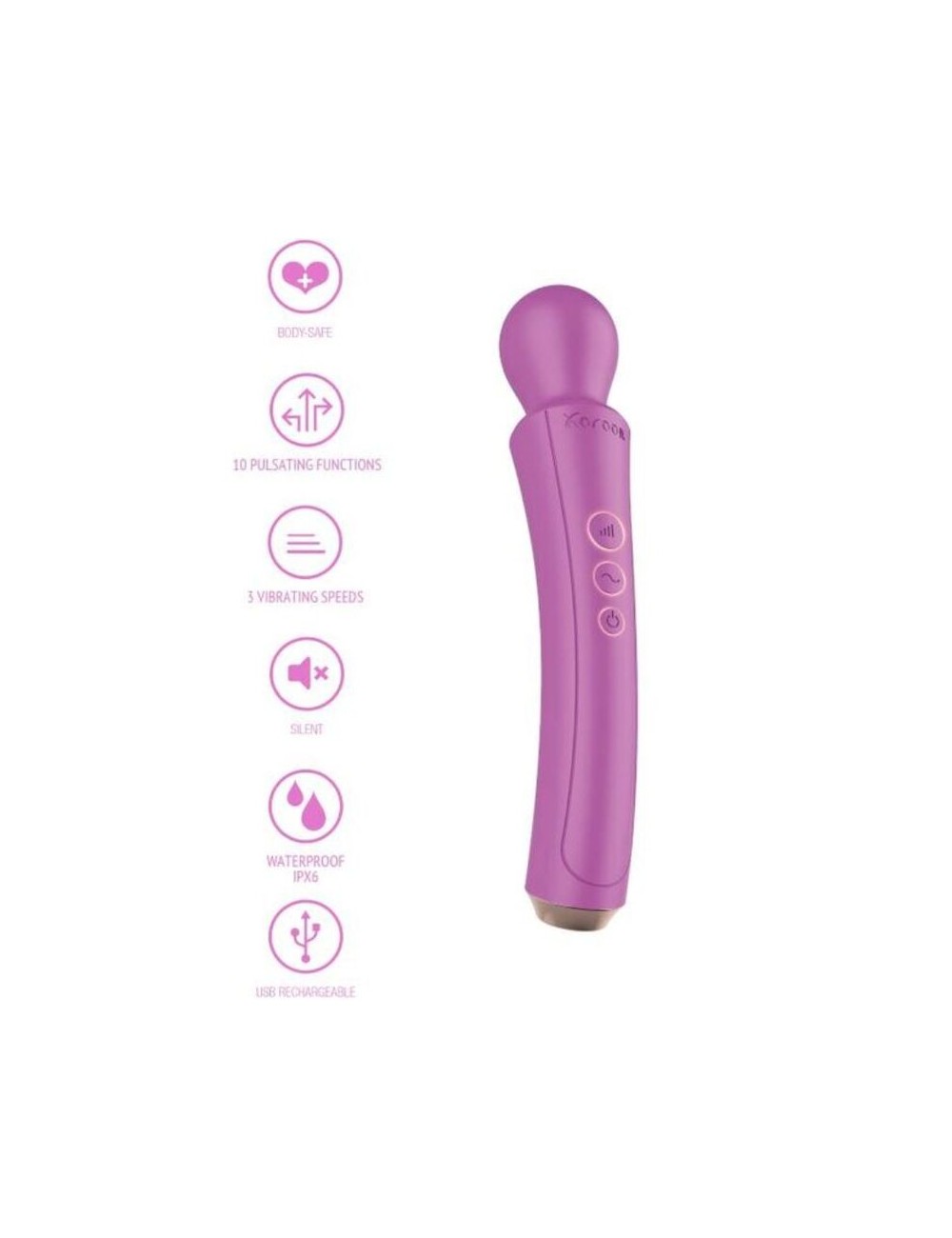 XOCOON - THE CURVED WAND FUCHSIA XOCOON - THE CURVED WAND FUCHSIA