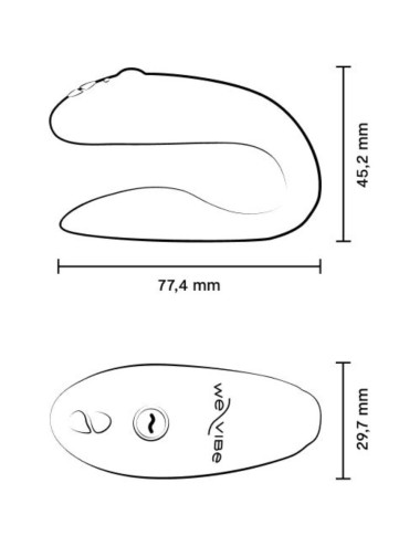 WE-VIBE - SYNC GO DUAL STIMULATOR VIOLET