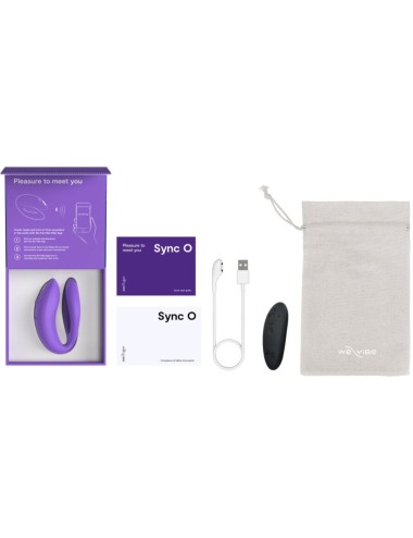 WE-VIBE - SYNC O FLEXIBLE VIBRATOR REMOTE CONTROL VIOLET