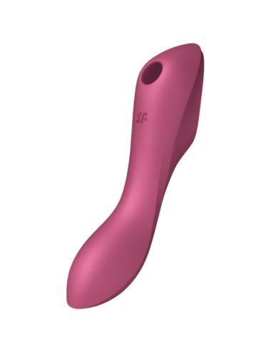 SATISFYER - CURVY TRINITY 3 AIR PULSE VIBRATOR RED