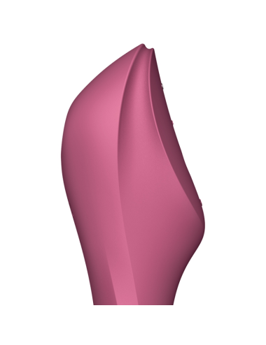 SATISFYER - CURVY TRINITY 3 AIR PULSE VIBRATOR RED