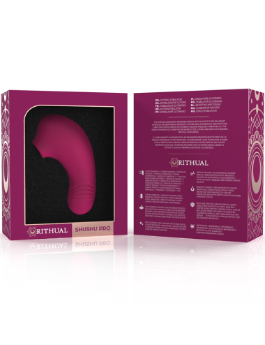 RITHUAL - SHUSHU PRO POCKET CLITORIS STIMULATOR 2 POWERFUL ORCHID MOTORS